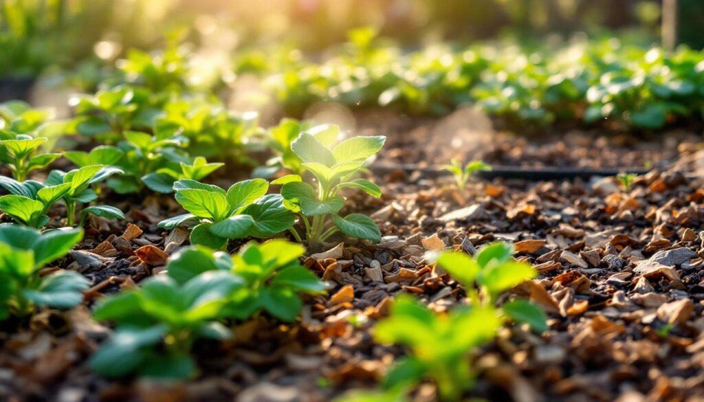 Waarom houtsnippers onder je moestuinbed de bodem beschermen tegen late nachtvorst