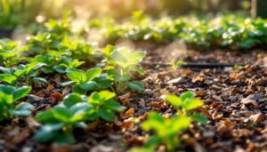 Waarom houtsnippers onder je moestuinbed de bodem beschermen tegen late nachtvorst